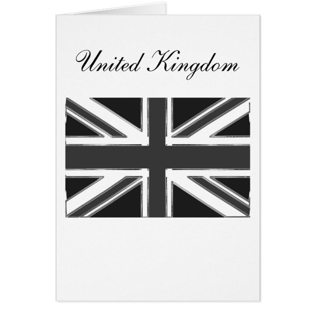 Drapeau Union Jack du Royaume-Uni - Chrome (Devant)