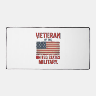 Drapeau USA de vétéran vintage Design vectoriel mi