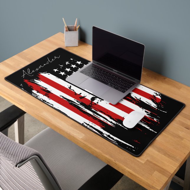 Drapeau Vintage américain personnalisé (Bureau 2)