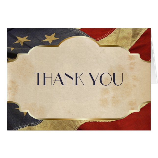 Drapeau Vintage du Mariage militaire (Devant horizontal)