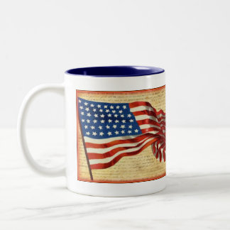 Drapeau Vintage patriotique Mug