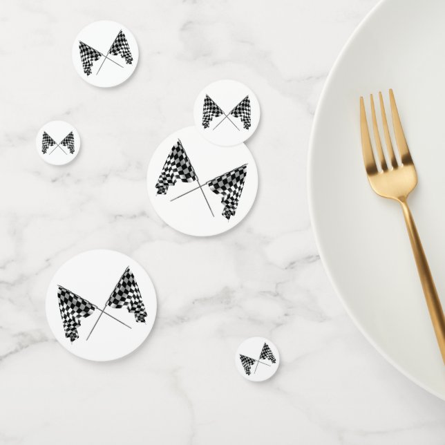 Drapeaux À damiers Confetti (Groupe)