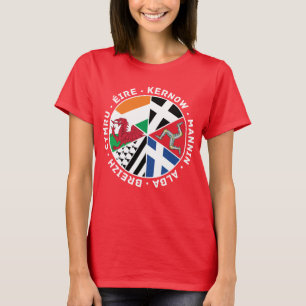 Drapeaux celtiques Pays T-Shirt féminin, Celt