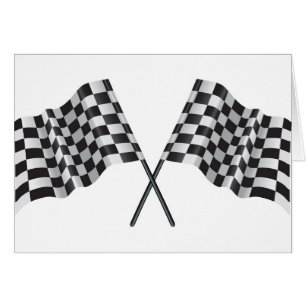 drapeaux croisés checkered