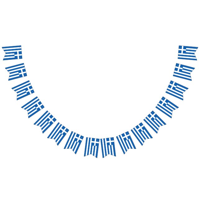 Drapeaux de Bunting Grèce (Tout)