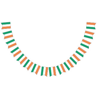 Drapeaux de Bunting Irlandais - Montrez votre fier