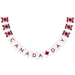 Drapeaux de Canadien de jour du Canada