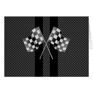 Drapeaux de course sur bandes de fibre de carbone 