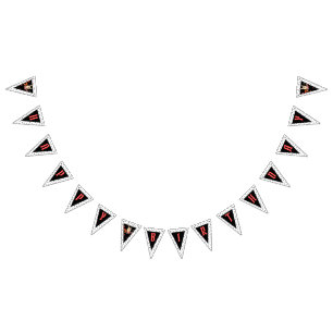 Drapeaux de guirlande d'anniversaire de rockstar p