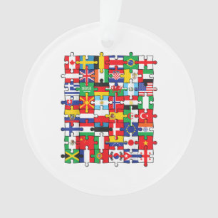 Drapeaux des pays du pavillon international
