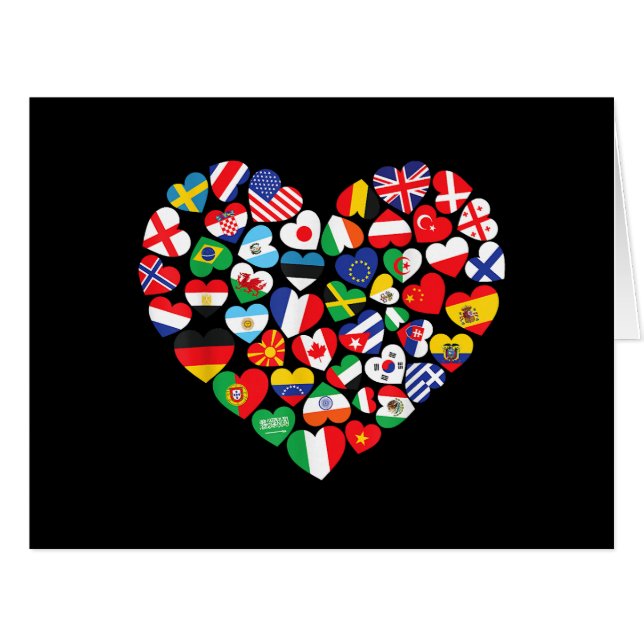 Drapeaux des pays du pavillon international (Devant horizontal)