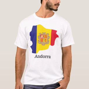 Drapeaux et pays Andorre T-shirt