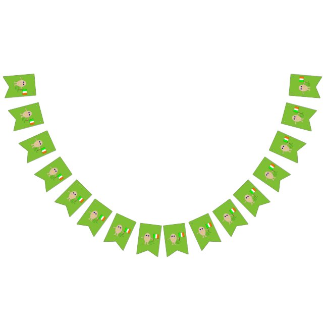 Drapeaux Patritoic Irish Oeuf Bung (Tout)
