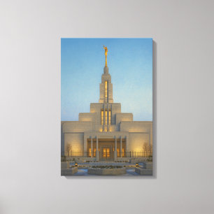 Draper Utah Temple Painting™ LDS Wall Art Leinwand