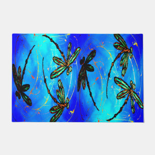 Draquelly Flit Electric Blue Fußmatte