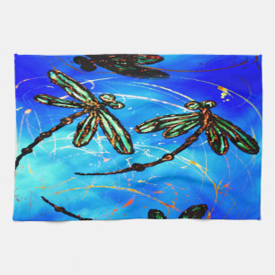 Draquelly Flit Electric Blue Handtuch