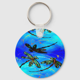 Draquelly Flit Electric Blue Schlüsselanhänger