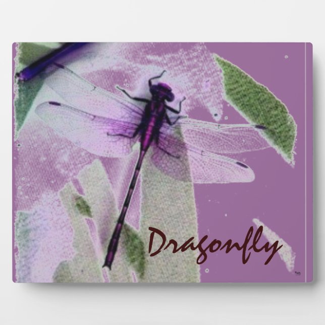 Draquelly Purple Fotograyt Art Fotoplatte (Vorderseite)