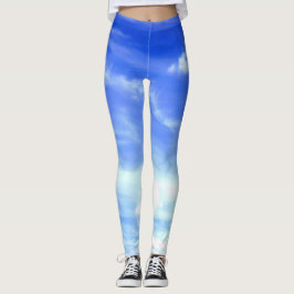 Drastischer blauer Himmel Leggings