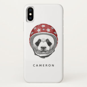 Draufgänger-Panda addieren Ihren Namen Case-Mate iPhone Hülle