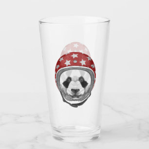 Draufgänger-Panda Glas