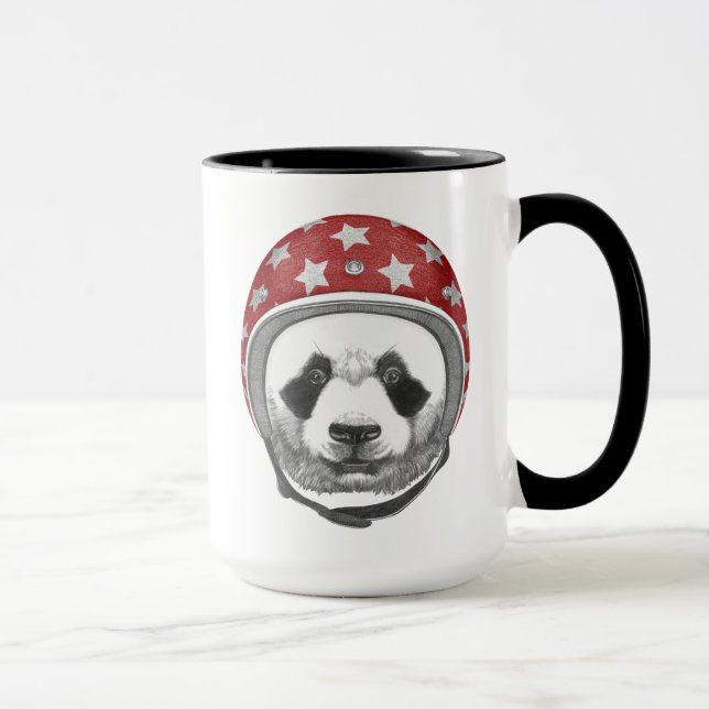 Draufgänger-Panda Tasse (Rechts)