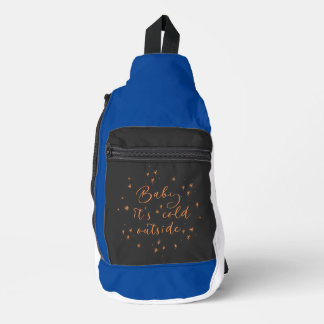 draußen kalt crossbody bag