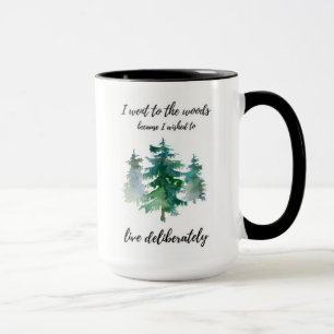 Draußen rustikale tasse