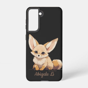 Drawing of a Fennec, Desert Fox, in Cartoon style Samsung Galaxy Hülle