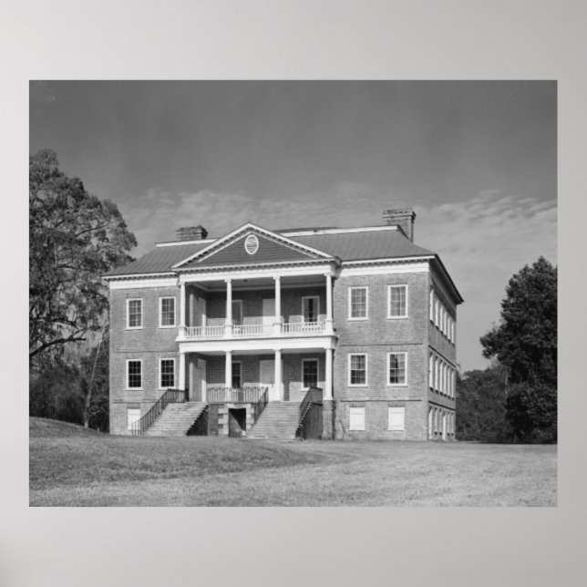 Drayton Hall Plantation, Charleston SC Poster (Vorne)