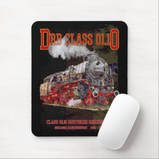 DRB-Baureihe 01.10 Dampflok. Deutsche Reichsbahn Mousepad