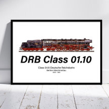 DRB Class 01.10 Deutsche Reichsbahn Steam Train