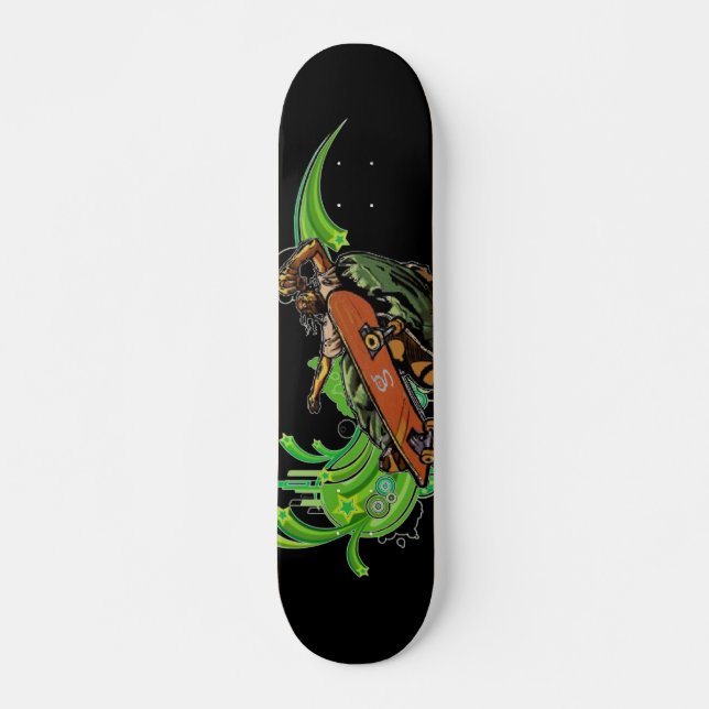 Dread Man Skateboard (noir) (Devant)