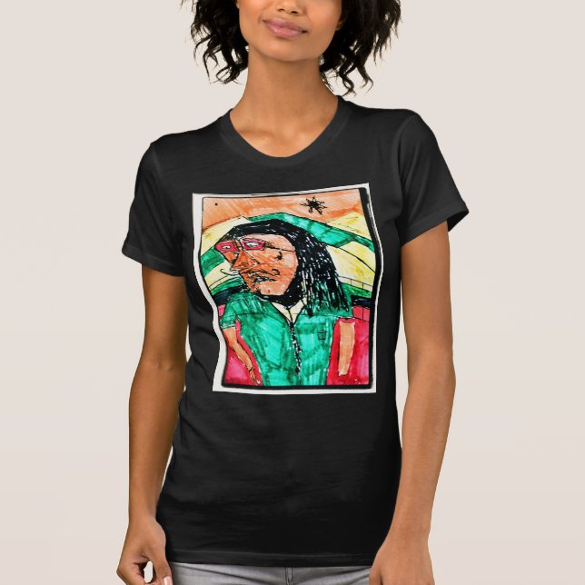 Dread-Profil Zeichnend T-Shirt (Vorderseite)