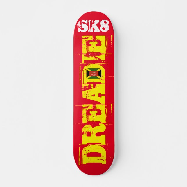DREADIE  JMT Skateboard, 7¾" Deck Skateboard (Vorne)