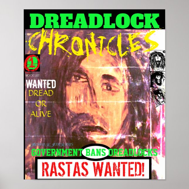 DREADLOCK CHRONICLES RASTAS GEWOLLT! POSTER (Vorne)