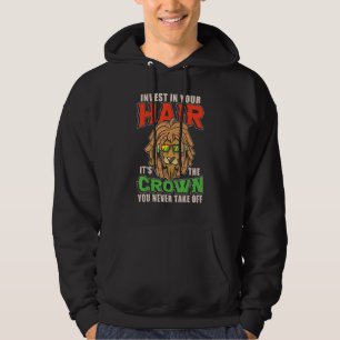 Dreadlock Hairstyle Rastafari Loc'd Up Afro Hair Hoodie