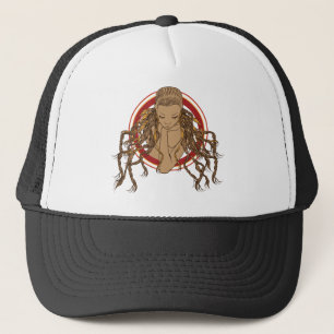 Dreadlock Mädchen Truckerkappe