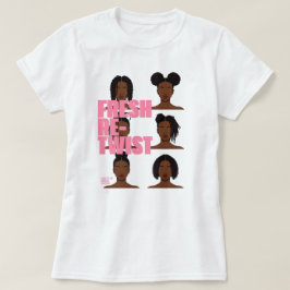 Dreadlock-Neuverflechtung-Würdigung-Haar-T-Shirt T-Shirt