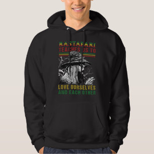Dreadlock-Rastamane-Äthiopische-Flagge-Rastafari-S Hoodie