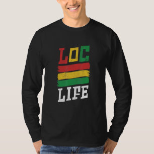 Dreadlocks Rasta sucht Leben für Melanin Afro Drea T-Shirt