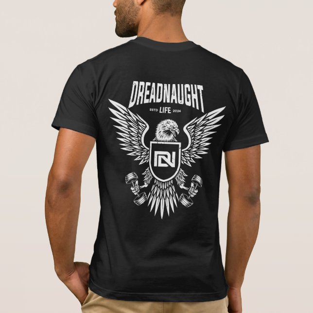 Dreadnaught Eagle Logo (DN) T-Shirt (Rückseite)
