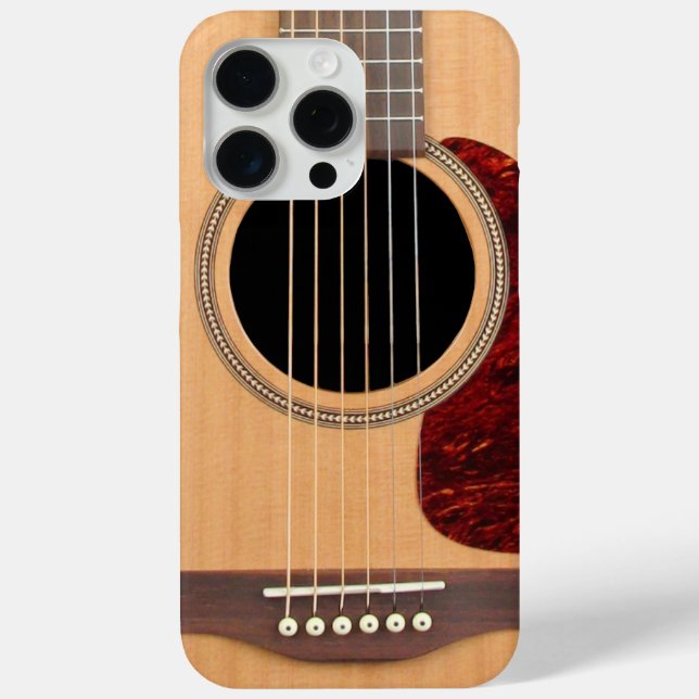 Dreadnought Acoustic 6 String Guitar Case-Mate iPhone Hülle (Rückseite)