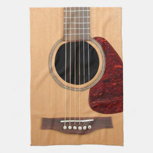 Dreadnought Acoustic 6 String Guitar Küchentuch