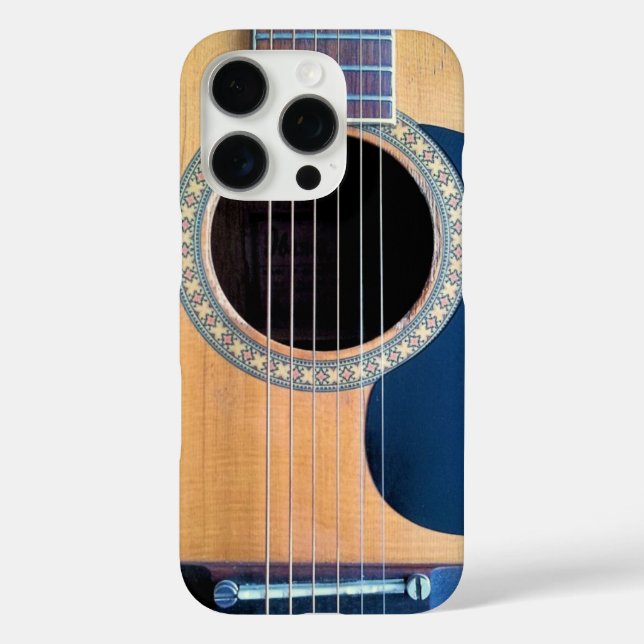 Dreadnought Acoustic Guitar iPhone 16 Pro Hülle (Rückseite)