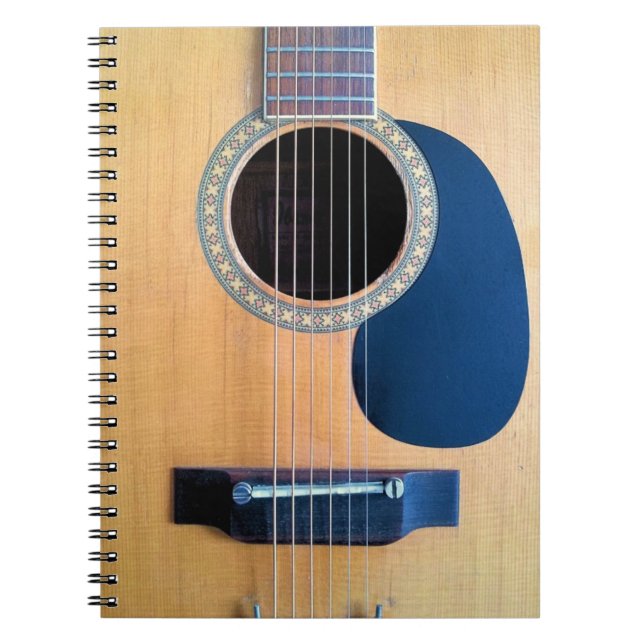 Dreadnought Acoustic Guitar Notizblock (Vorderseite)