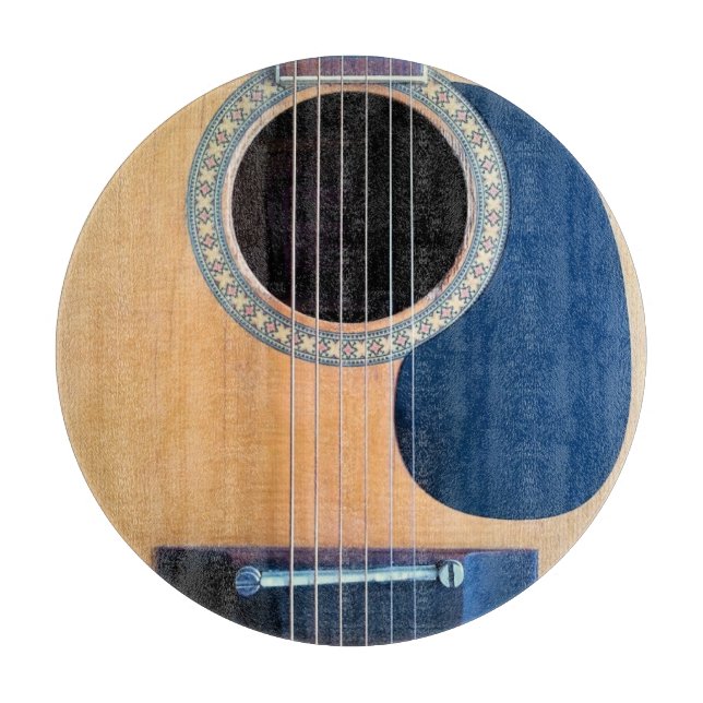 Dreadnought Acoustic Guitar Schneidebrett (Vorderseite)