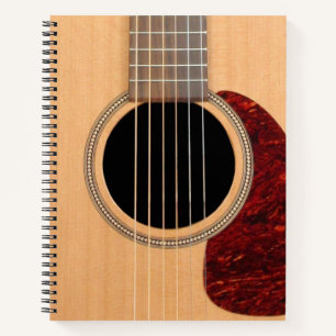 Dreadnought-Akustik-6-String-Gitarre Notizbuch
