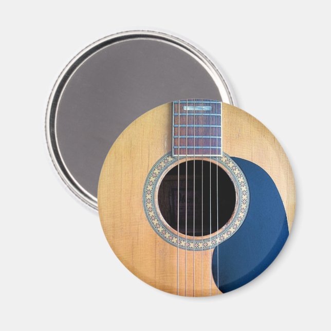 Dreadnought-Akustikgitarre 6-String Künstler-Desig Magnet (Vorderseite/Rückseite)
