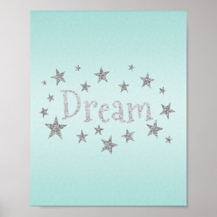 Dream Aqua avec affiche de Parties scintillant en